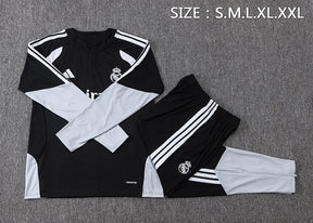 Tuta Real Madrid Nero/Bianco Half-Zip 26/27 Uomo | Tuta da Calcio