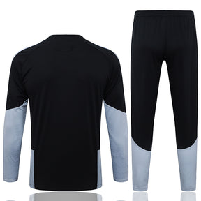 Tuta Real Madrid Nero/Bianco Half-Zip 26/27 Uomo | Tuta da Calcio