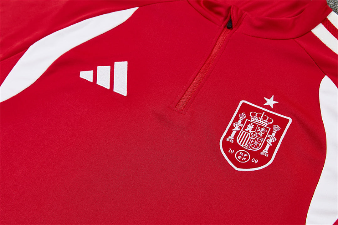 Tuta Spagna 2026 Uomo Rossa | Tuta da Calcio