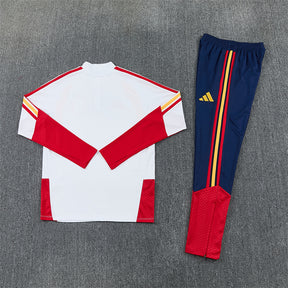 Tuta Spagna Bianco/Blu Half-Zip 2026 Uomo | Tuta da Calcio