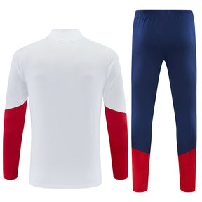 Tuta Spagna Bianco/Blu Half-Zip 2026 Uomo | Tuta da Calcio