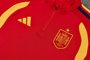 Tuta Spagna Rosso/Blu Half-Zip 2026 Uomo | Tuta da Calcio
