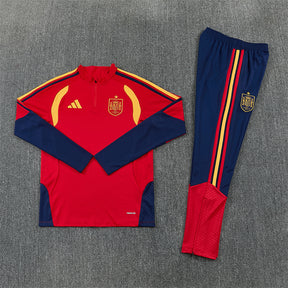 Tuta Spagna Rosso/Blu Half-Zip 2026 Uomo | Tuta da Calcio