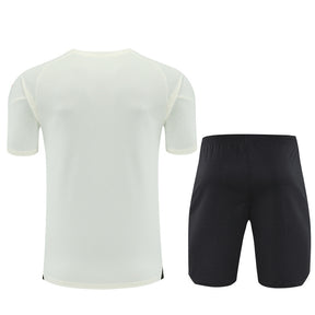 Tenue complète Liverpool (maillot + short) blanc cassé/noir 25/26