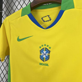 Brazil Home 2025 Kit Kids (Women's Team)