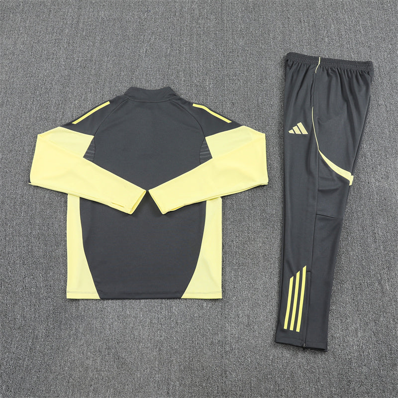Tracksuit Real Madrid Gray/Yellow Training 25/26