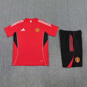 Kit Shirt + Shorts Manchester United Training Red/Black 25/26