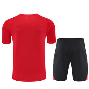 Kit Shirt + Shorts Manchester United Training Red/Black 25/26