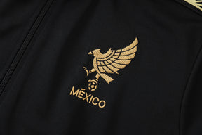 Mexico Black/Gold Tracksuit Full-Zip 25/26