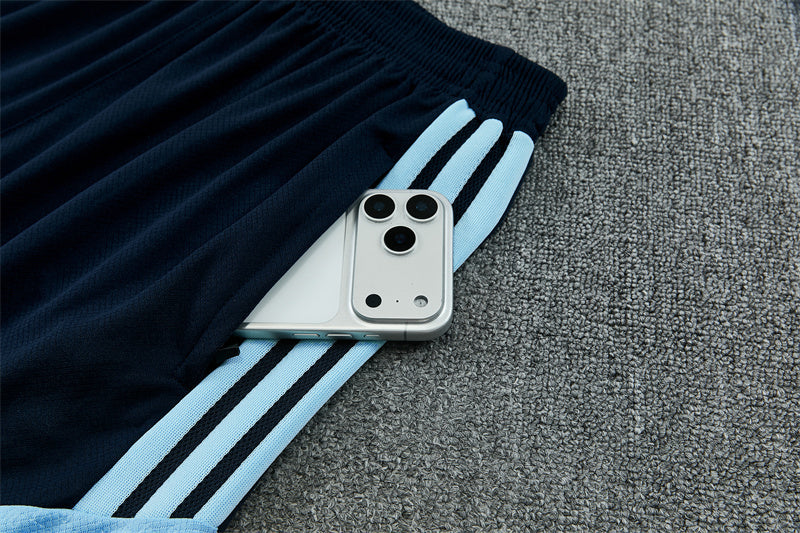 Completino Manica Corta Argentina 2026 Uomo Azzurro | Kit Allenamento