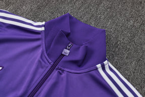 Real Madrid Purple Tracksuit Full-Zip 25/26