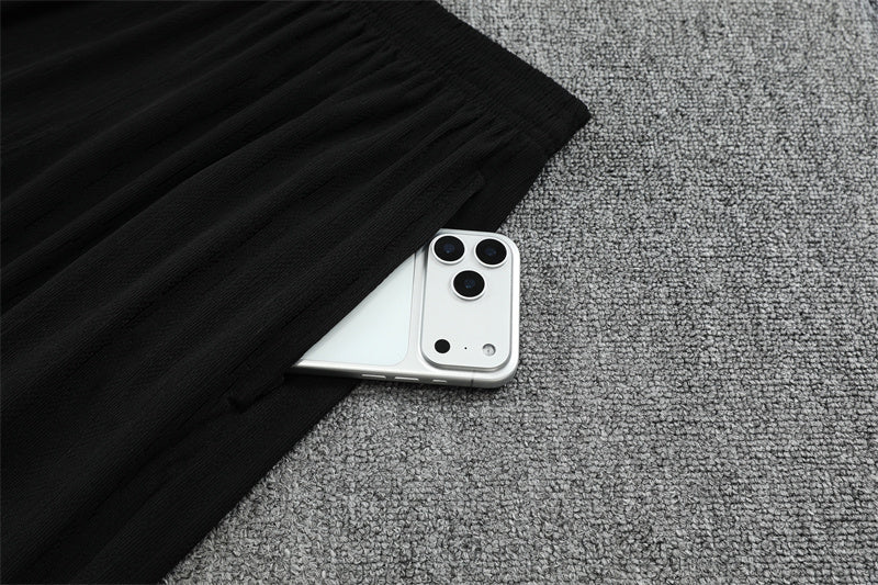 Paris Black Tracksuit Half-Zip 25/26