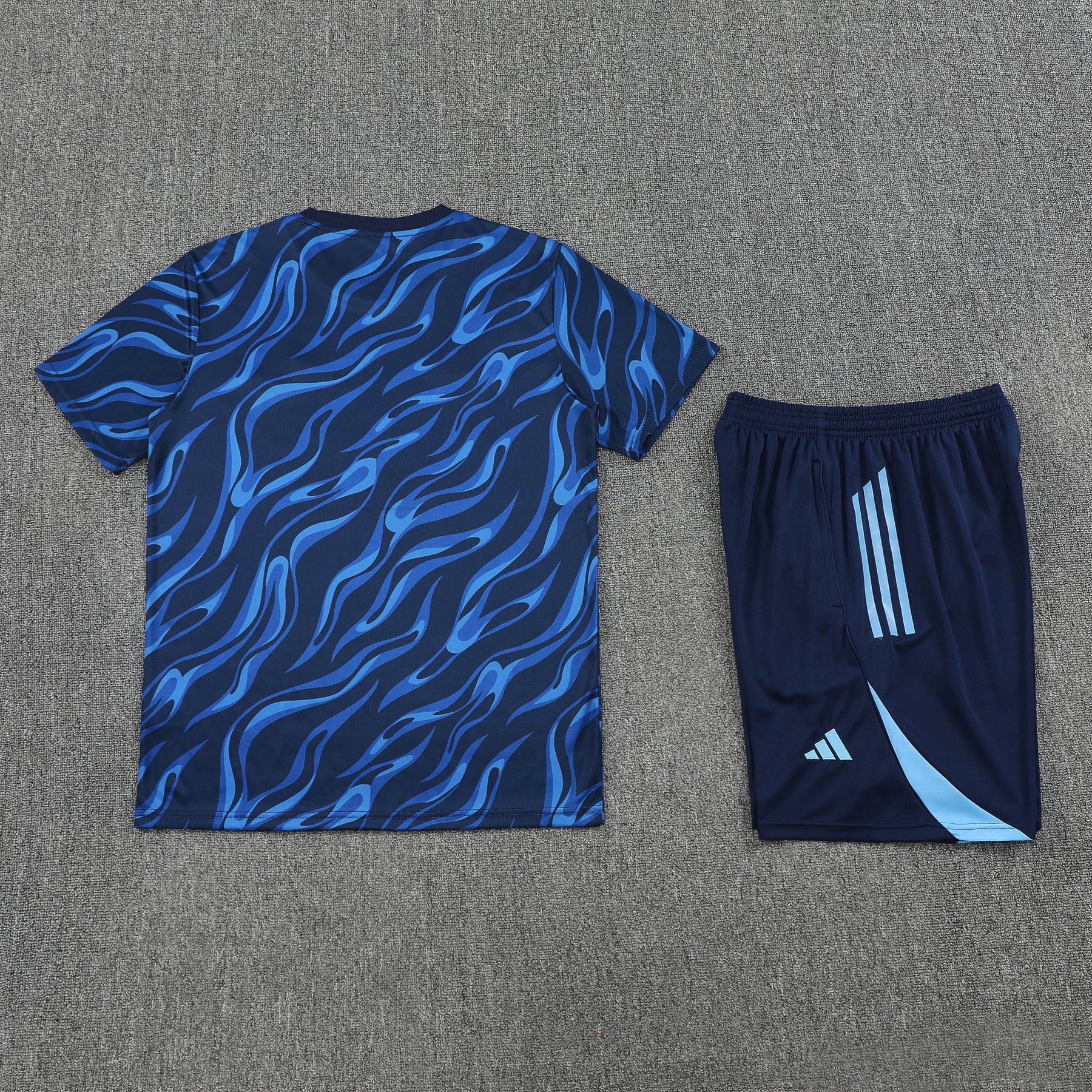 Real Madrid Blue Training Shirt + Shorts Kit 25/26