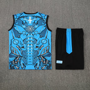 Kit Tank Top + Shorts Napoli Blue/Black 25/26