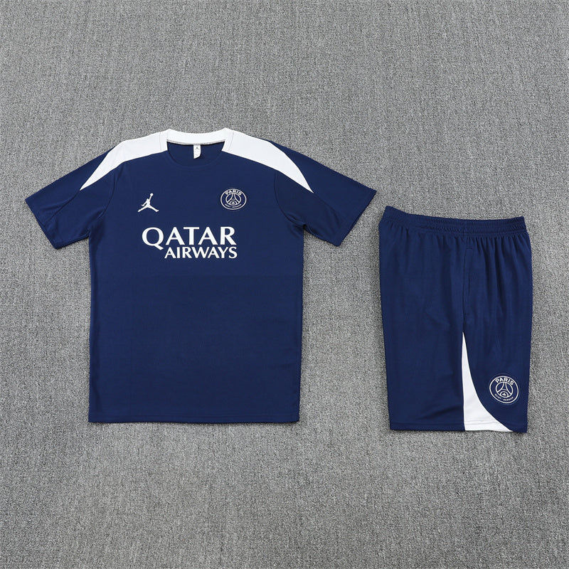 Kit Shirt + Shorts Paris Training Blue 25/26