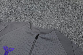 Barcelona x Black Mamba Tracksuit Gray/Black 25/26 | Soccer Tracksuit