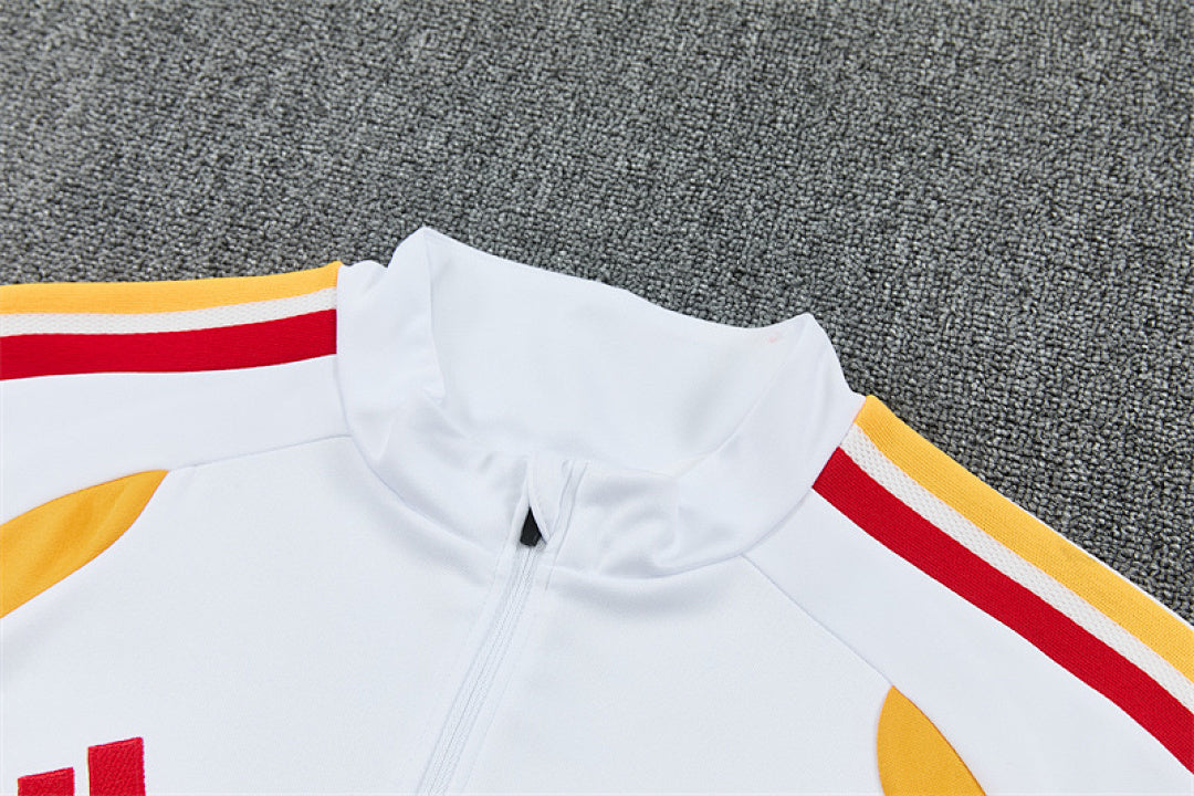 Tuta Spagna Bianco/Blu Half-Zip 2026 Uomo | Tuta da Calcio