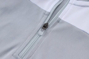 Real Madrid Gray Tracksuit Half-Zip 25/26