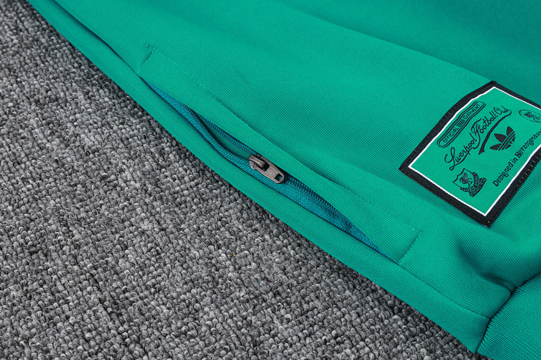 Liverpool Green Tracksuit Full-Zip 25/26