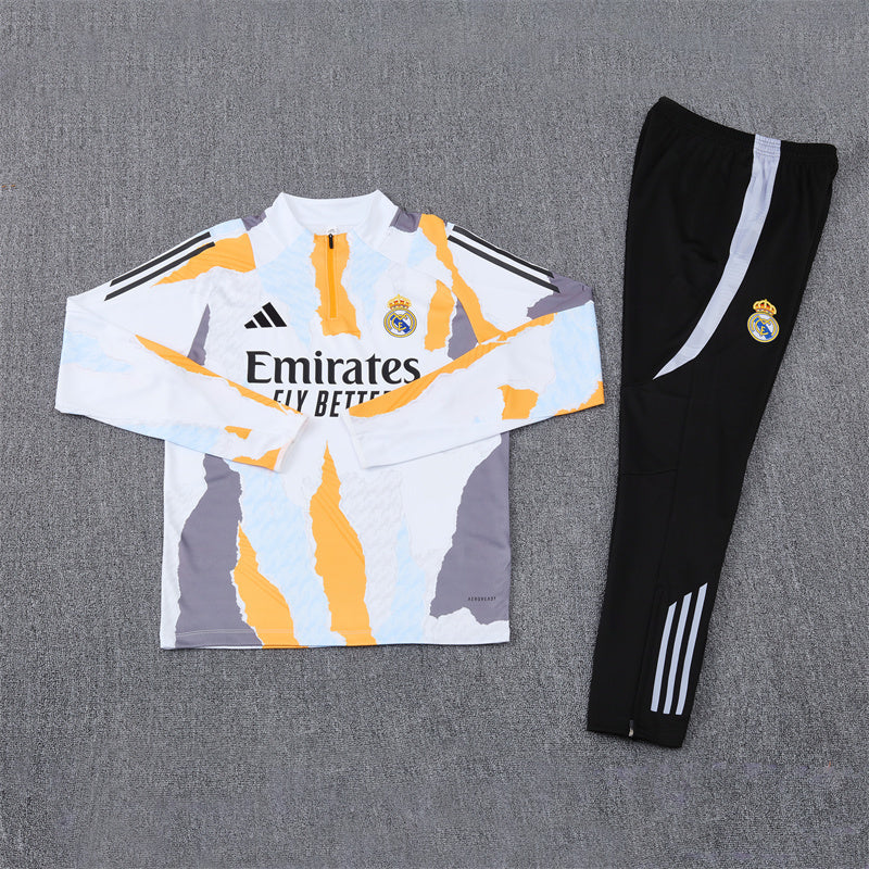 Tracksuit Real Madrid White/Orange Training 24/25