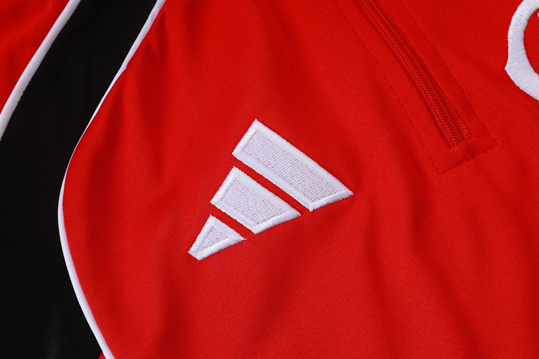 Flamengo Red/Black Tracksuit Half-Zip 25/26