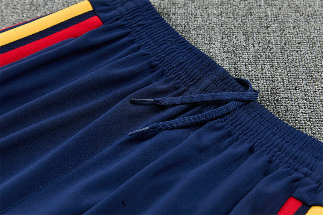 Tuta Spagna Bianco/Blu Half-Zip 2026 Uomo | Tuta da Calcio