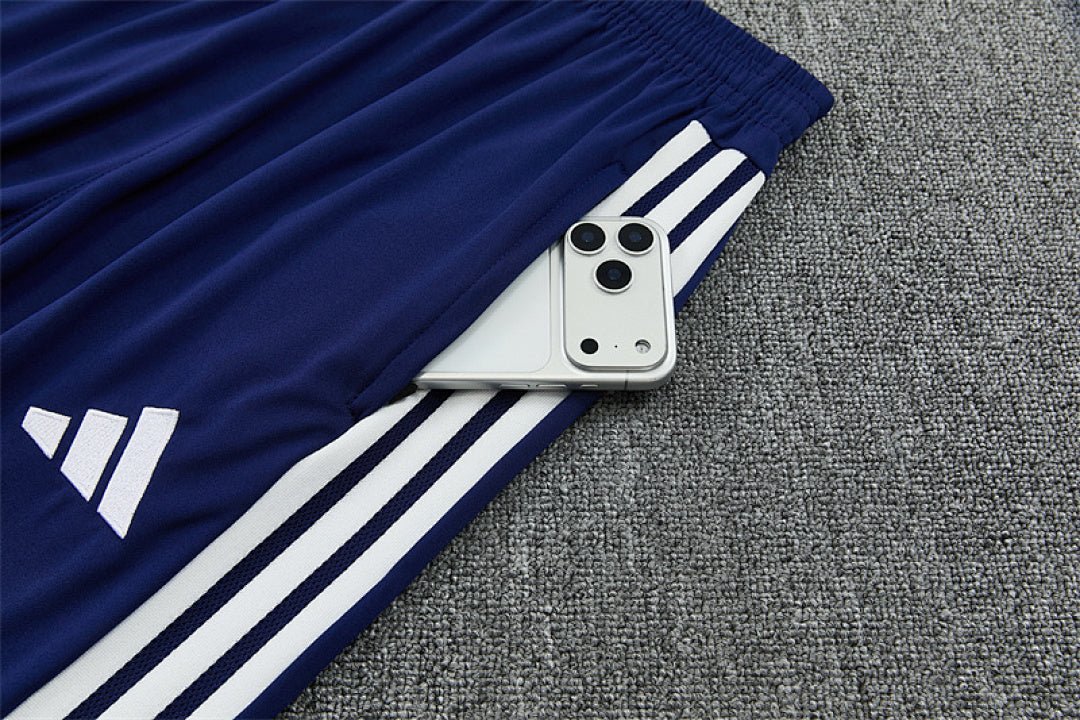 Tuta Real Madrid Bianco/Blu Half-Zip 26/27 Uomo | Tuta da Calcio