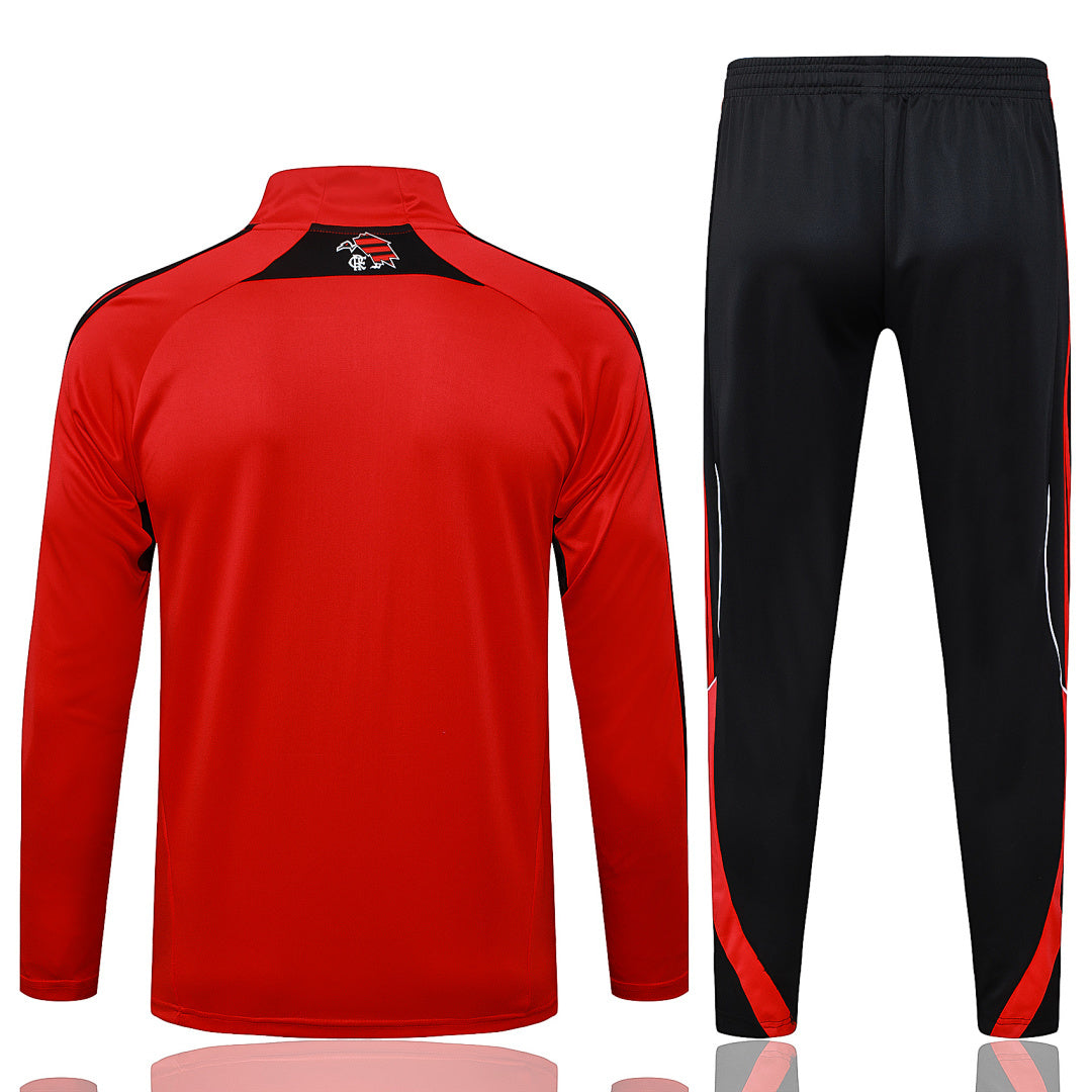 Flamengo Red/Black Tracksuit Half-Zip 25/26