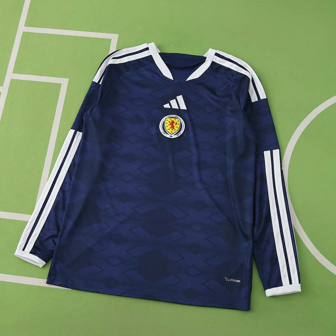 Scotland Home Jersey Long Sleeve 25/26