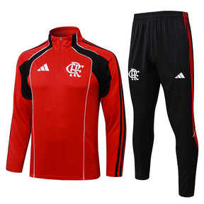 Flamengo Red/Black Tracksuit Half-Zip 25/26
