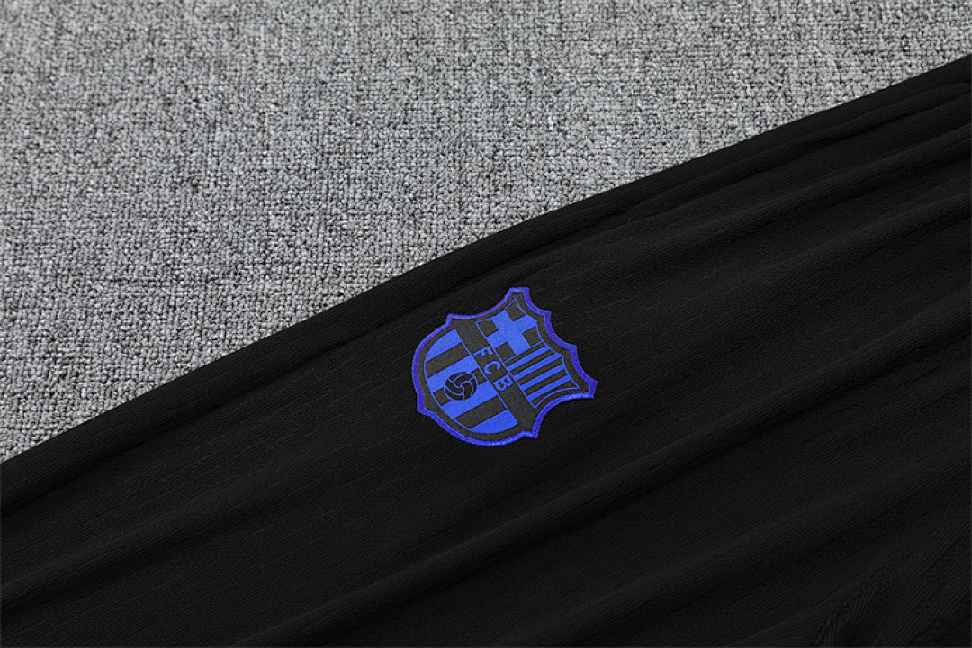Barcelona x Black Mamba Tracksuit Gray/Black 25/26 | Soccer Tracksuit