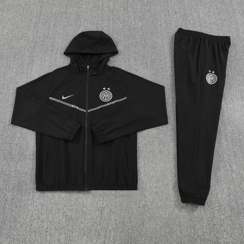 Inter Milan Tech Fleece Hoodie Black