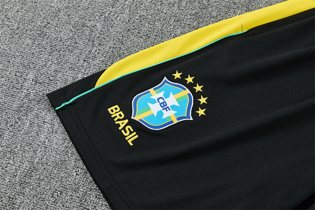 Completino Manica Corta Brasile 2026 Uomo | Kit Allenamento