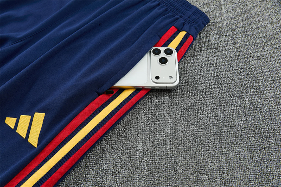 Tuta Spagna Bianco/Blu Half-Zip 2026 Uomo | Tuta da Calcio