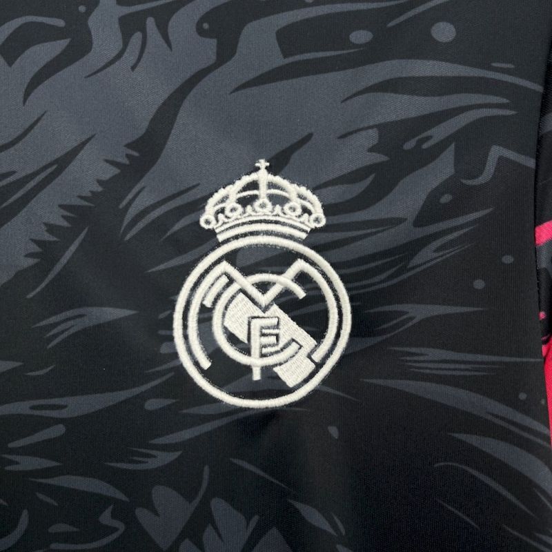 Real Madrid Dragon Black Concept Jersey