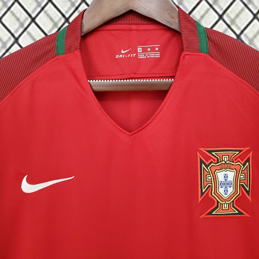 Portugal Home Jersey 2016 Retro