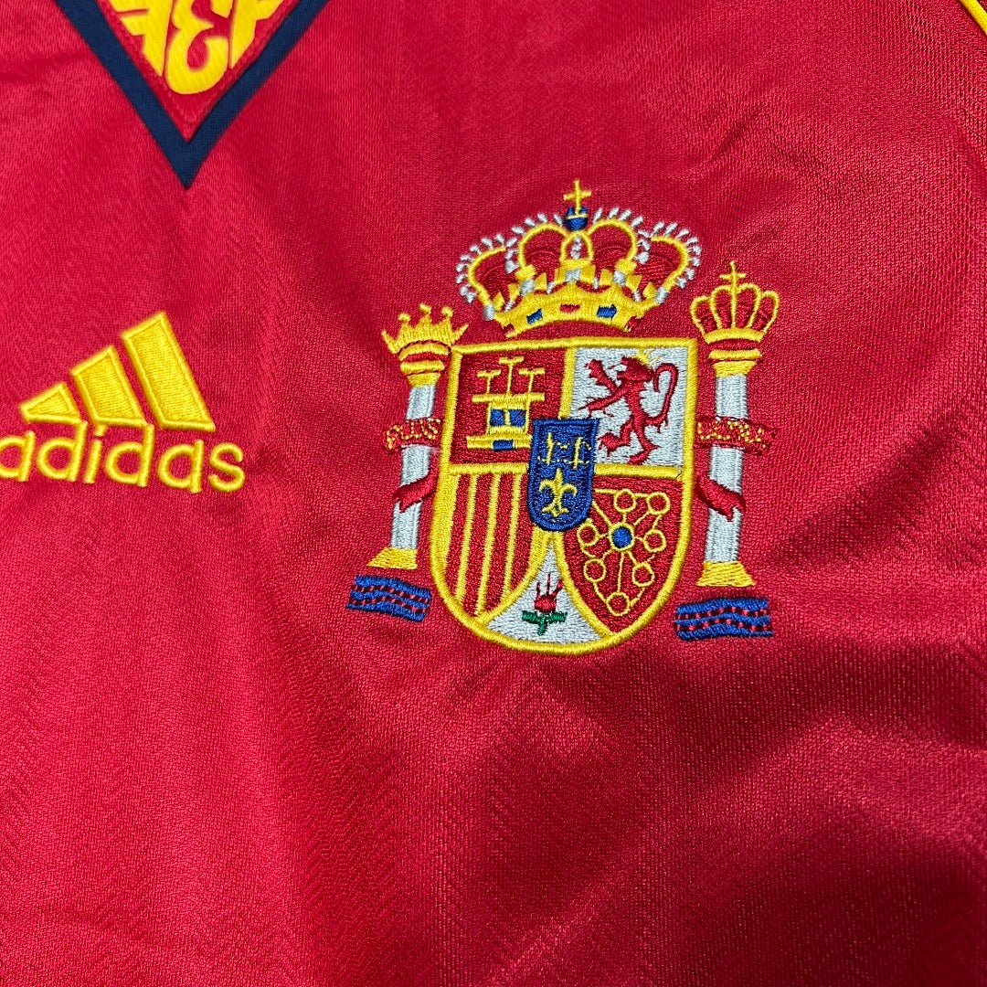 Spain Home Jersey 1998 Retro