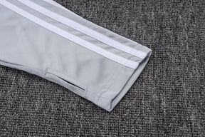 Real Madrid Gray Tracksuit Half-Zip 25/26