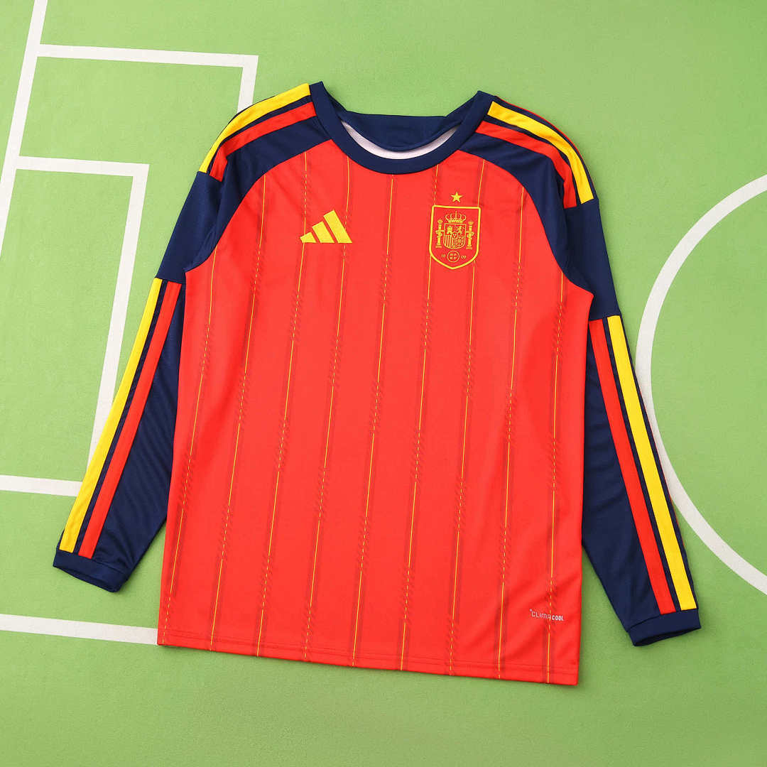 Spain Home Jersey Long Sleeve 25/26