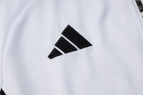 Real Madrid White Tracksuit Full-Zip 25/26
