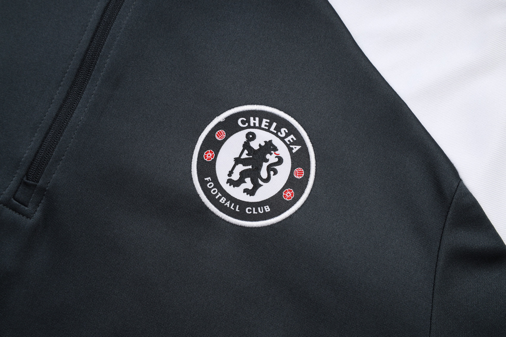 Chelsea Black Tracksuit Half-Zip 25/26