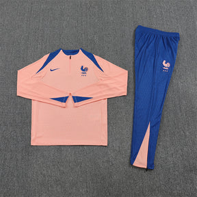 Tracksuit France Pink/Blue Training 25/26