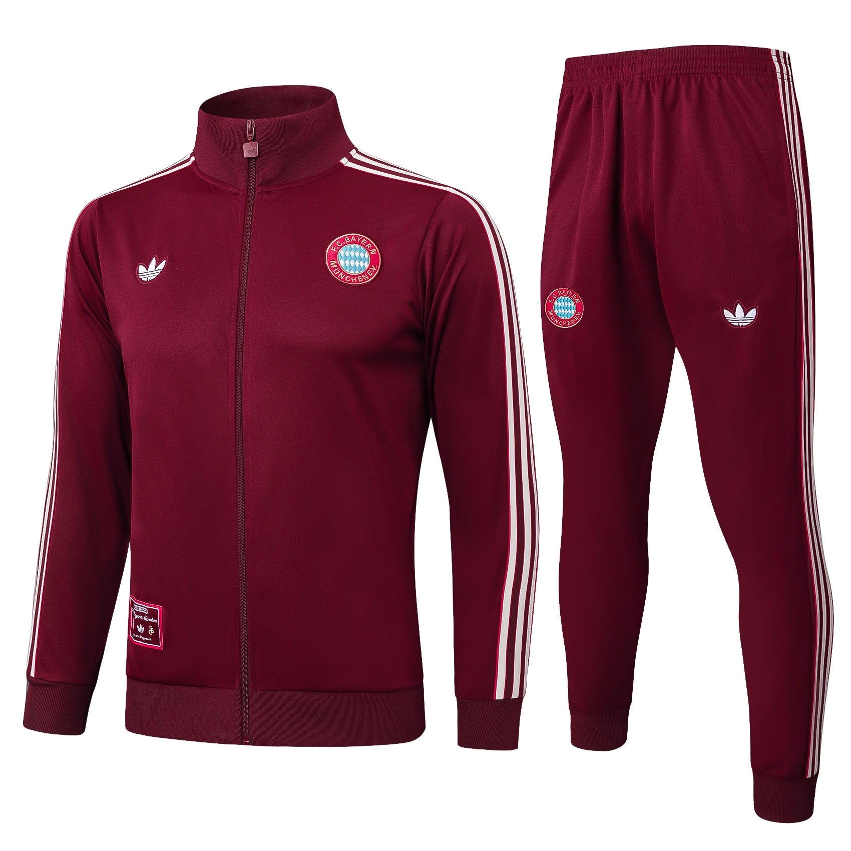 Bayern Munich Red Tracksuit Full-Zip 25/26
