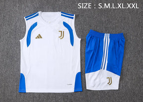Completino Canottiera 26/27 Uomo Bianco Blu | Kit Allenamento