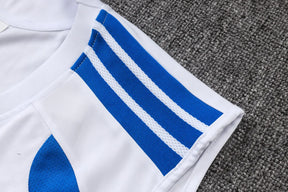 Completino Canottiera 26/27 Uomo Bianco Blu | Kit Allenamento