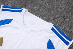 Completino Canottiera 26/27 Uomo Bianco Blu | Kit Allenamento