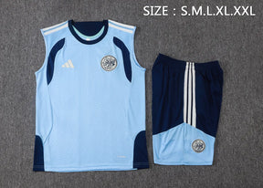 Completino Canottiera Ajax 26/27 Uomo Azzurro | Kit Allenamento