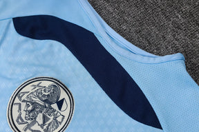 Completino Canottiera Ajax 26/27 Uomo Azzurro | Kit Allenamento