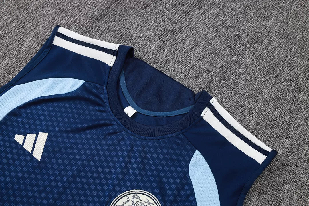 Completino Canottiera Ajax 26/27 Uomo Blu Navy | Kit Allenamento