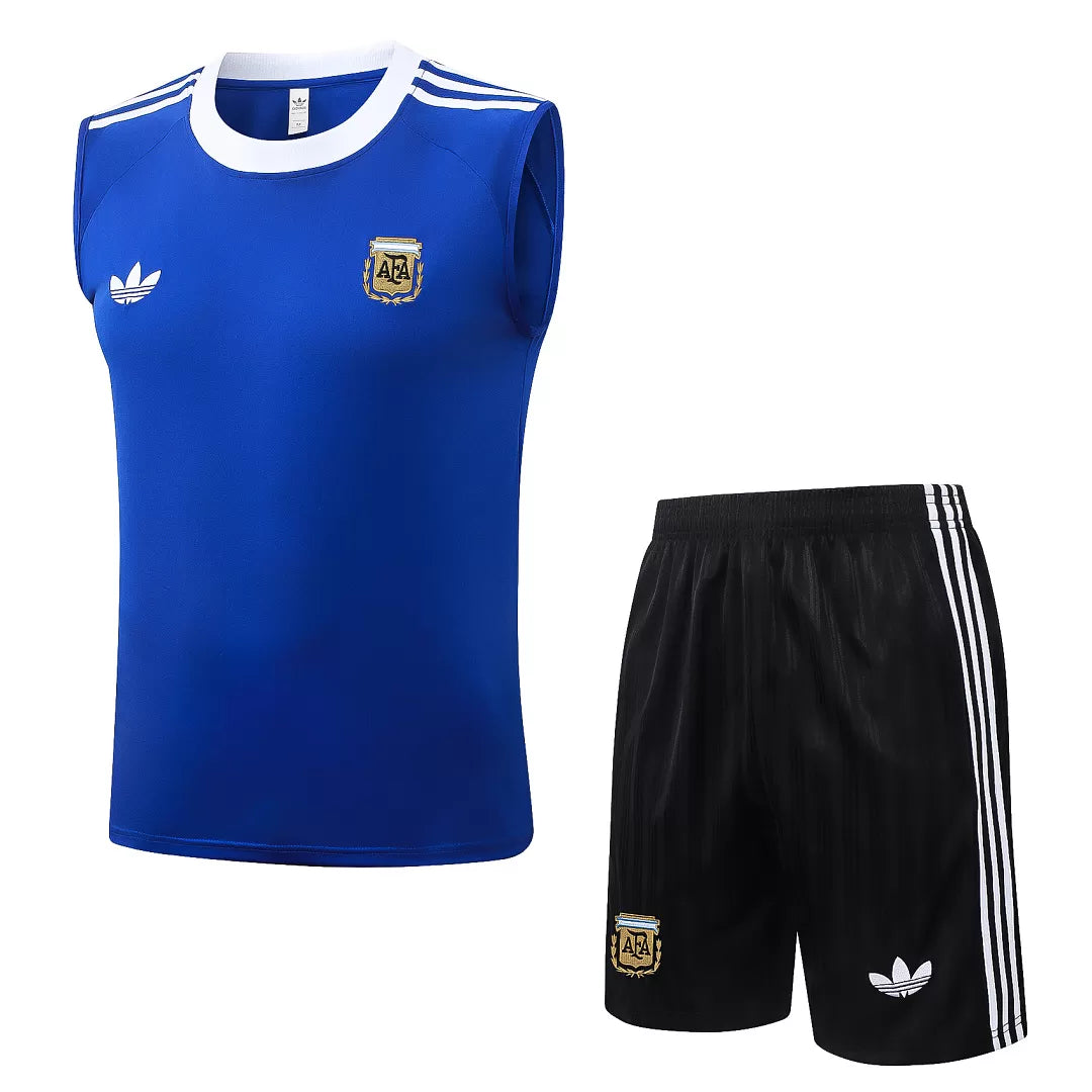 Completino Canottiera Argentina 26/27 Uomo Blu | Kit Allenamento